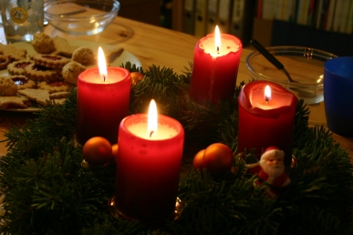 Adventní věnec Adventní věnec